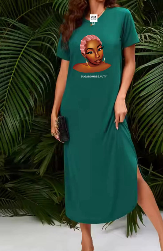 Sugabombbeauty Olive Dress